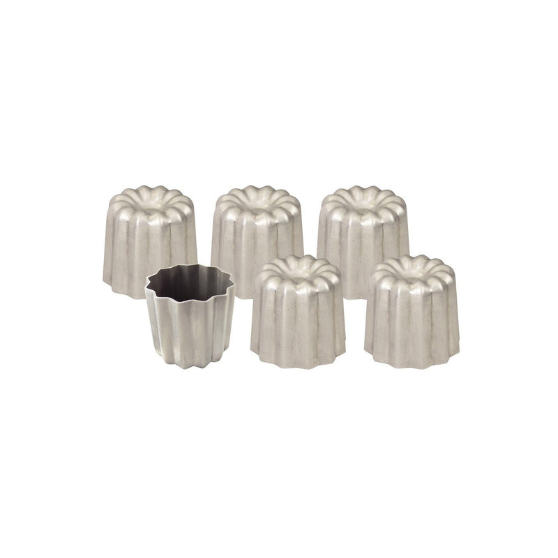 Gobel - Canele Bordelais Mold 5.5x5cm/2.2x2" Aluminum/Non-stick - Limolin 