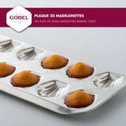 Gobel - Madeleine Sheet Stamped 20/sm 39.5x12.5cm/15.5x5" Tin - Limolin 