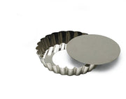 Gobel - Quiche Mold LB Fluted Round 12x2cm/4.7x0.8" Tin - Limolin 