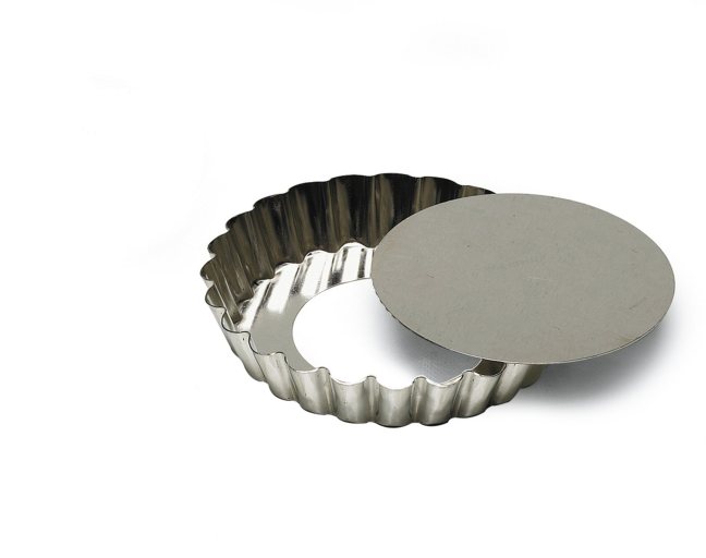 Gobel - Quiche Mold LB Fluted Round 14x2.5cm/5.5x0.9" Tin - Limolin 