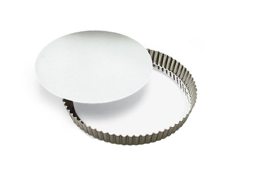 Gobel - Quiche Mold LB Fluted Round Medium Deep 20x3.5cm/8x1.4" Tin - Limolin 