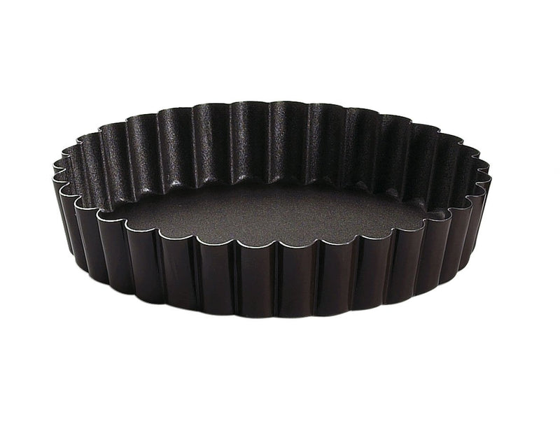 Gobel - Tart Mold Fluted Round 10x1.8cm/4x0.7" Non-stick - Limolin 