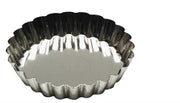 Gobel - Tart Mold Fluted Round 10x1.8cm/4x0.7" Tin - Limolin 
