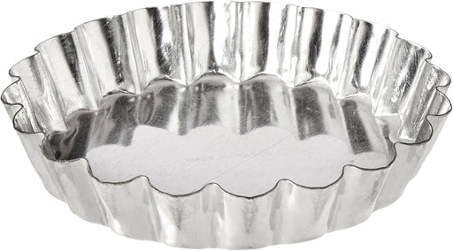 Gobel - Tart Mold Fluted Round 10x1.8cm/4x0.7" Tin - Limolin 