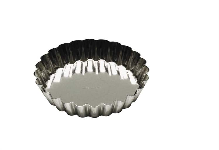 Gobel - Tart Mold Fluted Round 6x1cm/2.4x0.4" Tin - Limolin 
