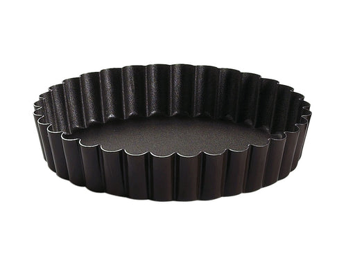 Gobel - Tart Mold Fluted Round 9x1.5cm/3.5x0.6" Non-stick - Limolin 