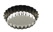Gobel - Tart Mold Fluted Round 9x1.5cm/3.5x0.6" Tin - Limolin 