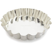 Gobel - Tart Mold Fluted Round 9x1.5cm/3.5x0.6" Tin - Limolin 