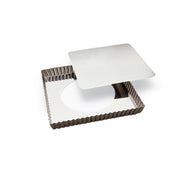 Gobel - Tart Mold LB Fluted Square 23x2.5cm/9x9x1" Tin - Limolin 