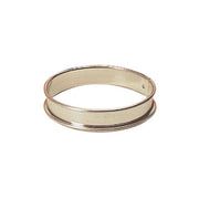 Gobel - Tart Ring Round w/Rolled Edge 10x2cm/4x0.8" SS - Limolin 