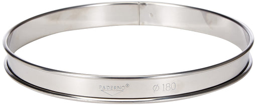 Gobel - Tart Ring Round w/Rolled Edge 18x2cm/7x0.8" SS - Limolin 