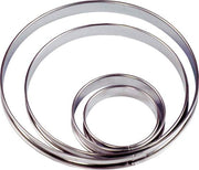 Gobel - Tart Ring Round w/Rolled Edge 8x2cm/3.2x0.8" SS - Limolin 
