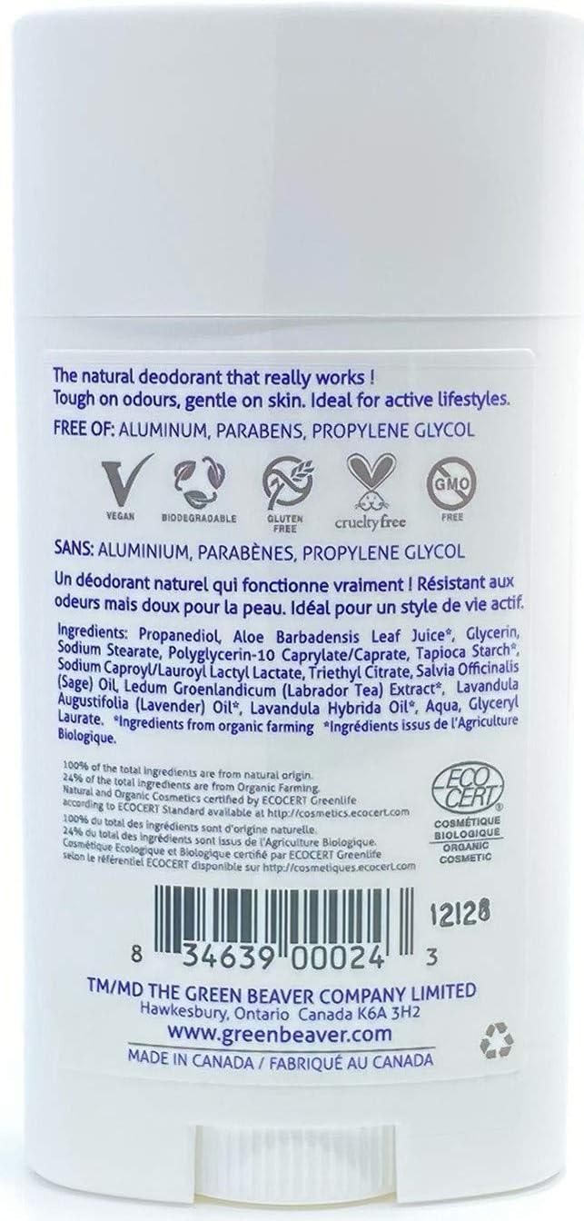 Green Beaver Company - Deodorant Stick - Lavender - Limolin 