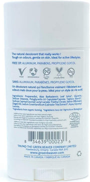 Green Beaver Company - Deodorant Stick Unscented-Paraben & Aluminum-Free, Vegan, For Normal & Sensitive Skin, 1-pack - Limolin 