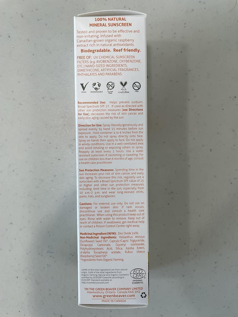 Green Beaver Company - Sunscreen Kids SPF27 Spray - Limolin 