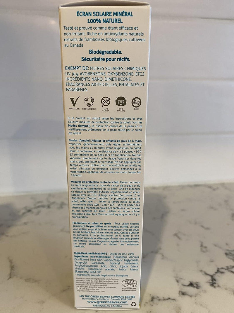 Green Beaver Company - Sunscreen SPF27 Spray- 90ml - Limolin 