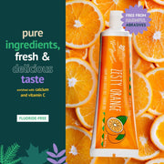 Green Beaver Company - Toothpaste Zesty Orange-All Natural Organic , Vegan, Fluoride Free & Gluten Free - Limolin 