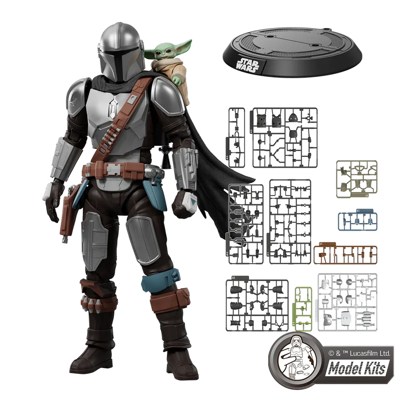 BLOKEES - STAR WARS: THE MANDALORIAN & GROGU™ CHAMPION CLASS 05 DIN DJARIN™ & GROGU™ MODEL KITS | BLOKEES
