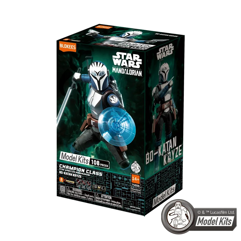 BLOKEES - STAR WARS: THE MANDALORIAN™ CHAMPION CLASS 06 KITS DE MODÈLE BO-KATAN KRYZE™ | BLOKEES