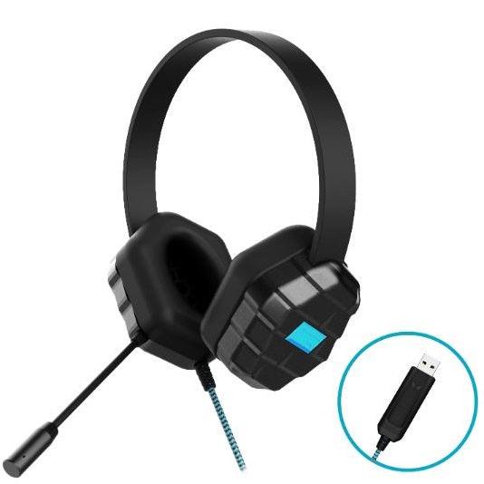 Gumdrop Cases - Headset Droptech B2 With Boom Mic Usb Braided - Limolin 