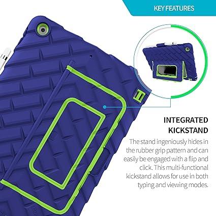 Gumdrop Cases - Ipad 102 (7Th-9Thgen) Hideaway Case - Blue - Limolin 