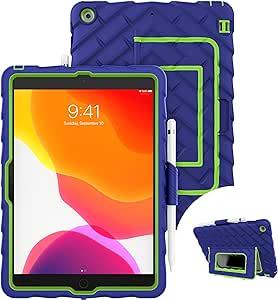 Gumdrop Cases - Ipad 102 (7Th-9Thgen) Hideaway Case - Blue - Limolin 