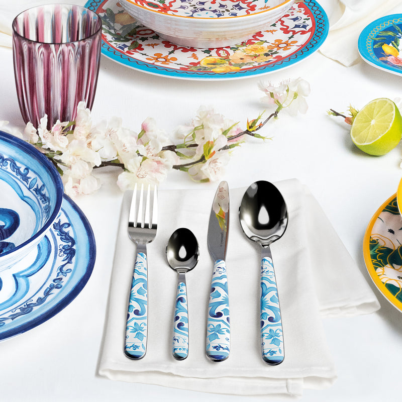 Guzzini - Blues - 24-Piece Cutlery Set - Limolin 