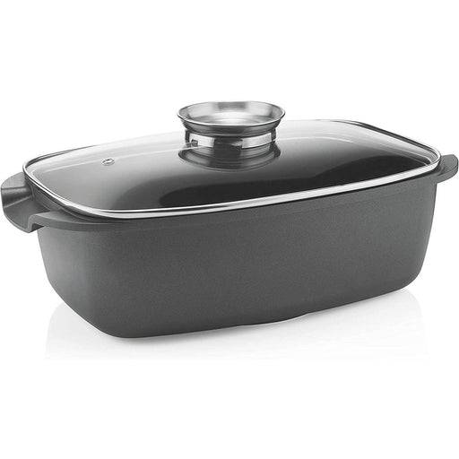 Guzzini - Cooking - Deep Roasting Dish With Lid (Black) - Limolin 