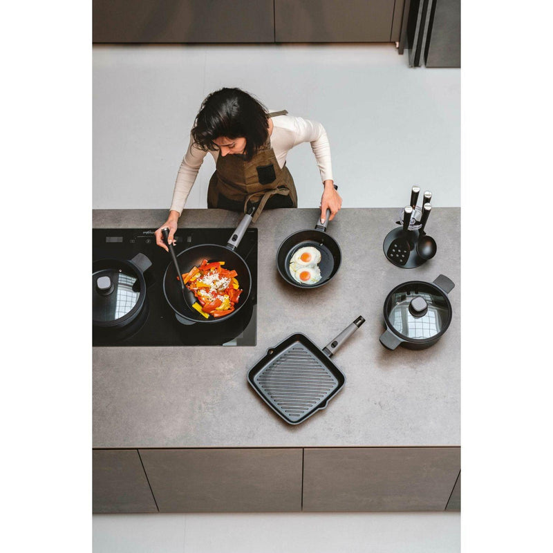 Guzzini - Cooking - Frying Pan Ø28 cm (Grey) - Limolin 