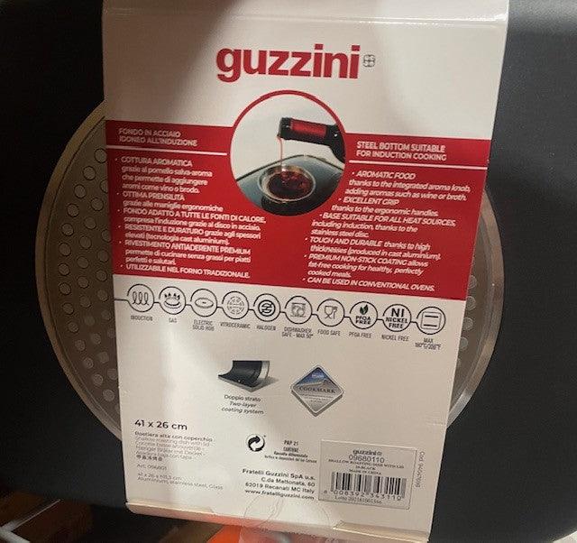Guzzini - Cooking - Shallow Roasting Dish With Lid (Black) - Limolin 
