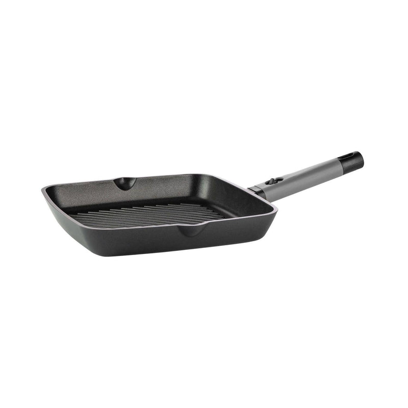 Guzzini - Cooking - Square Griddle Pan 28X28 (Grey) - Limolin 