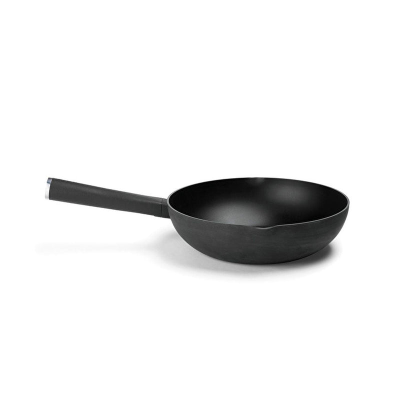 Guzzini - Cooking - Wok Ø28 cm (Grey) - Limolin 