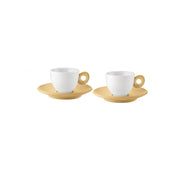 Guzzini - Everyday - Espresso Cups With Saucers (Set of 2) - Limolin 