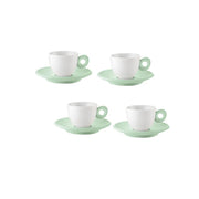 Guzzini - Everyday - Espresso Cups With Saucers (Set of 4) - Limolin 