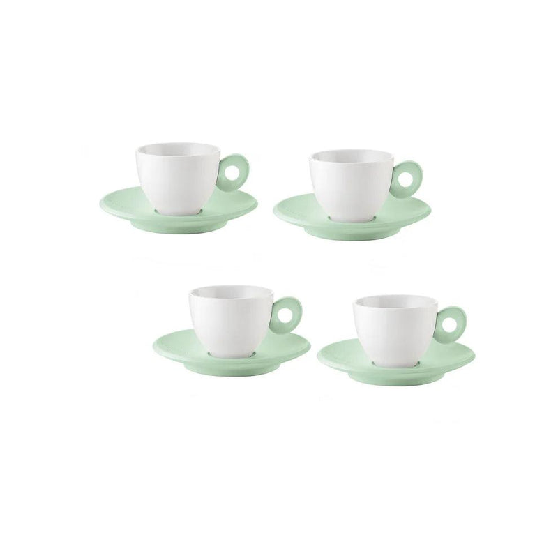 Guzzini - Everyday - Espresso Cups With Saucers (Set of 4) - Limolin 