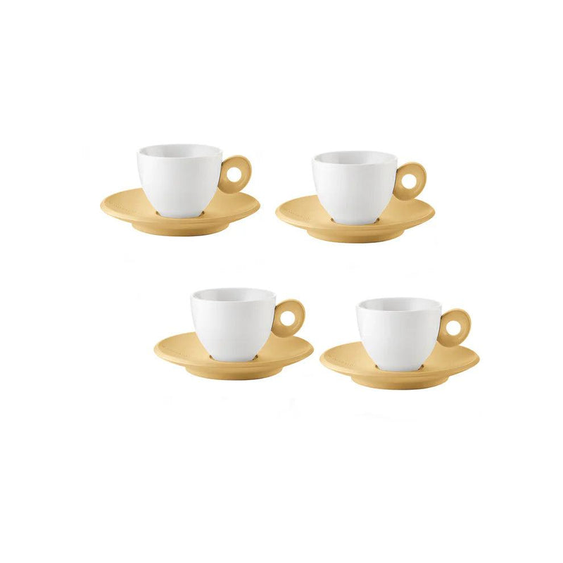 Guzzini - Everyday - Espresso Cups With Saucers (Set of 4) - Limolin 