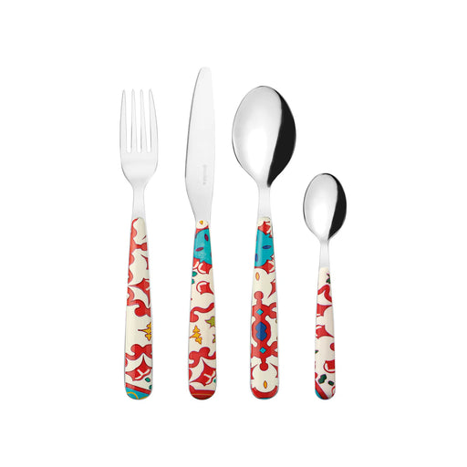 Guzzini - Flower & Lemon - 24-Piece Cutlery Set - Limolin 