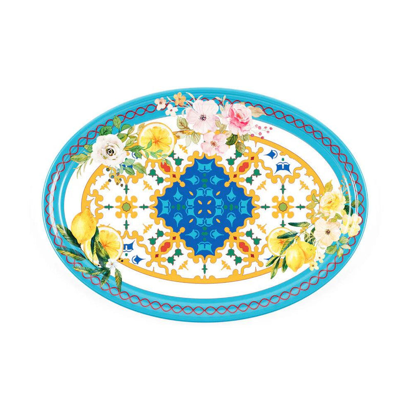 Guzzini - Flower & Lemon - Large Oval Tray - Limolin 