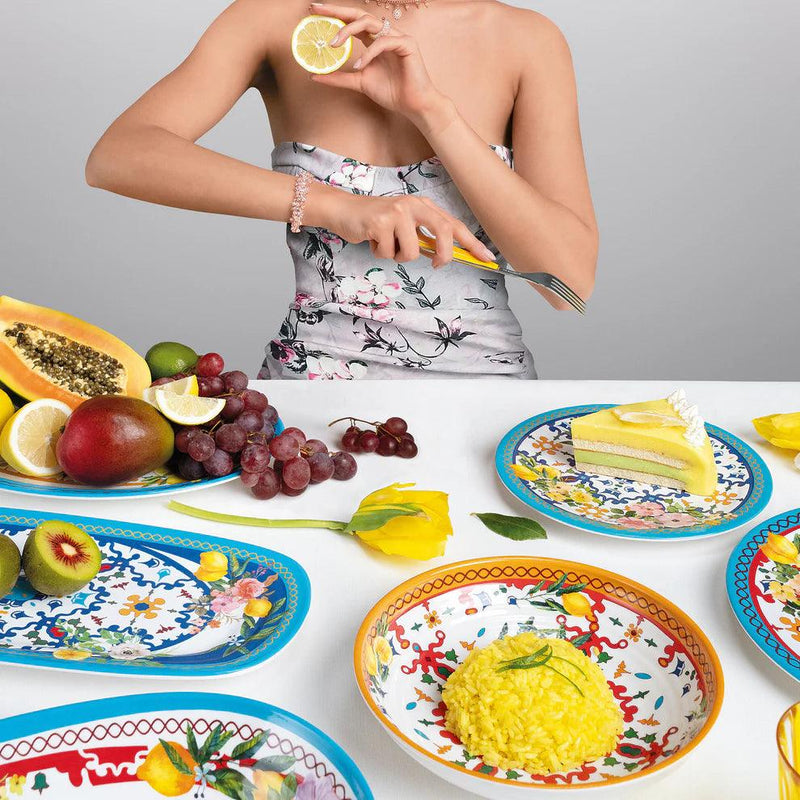 Guzzini - Flower & Lemon - Large Oval Tray - Limolin 