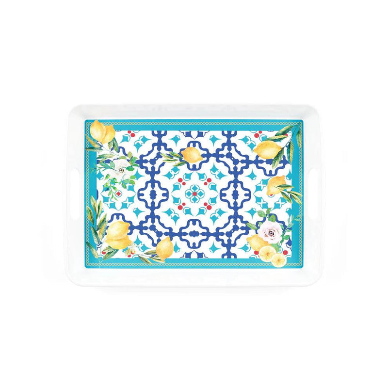 Guzzini - Flower & Lemon - Rectangular Tray With Handle - Limolin 