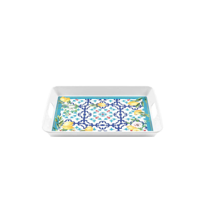 Guzzini - Flower & Lemon - Rectangular Tray With Handle - Limolin 