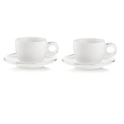 Guzzini - Gocce - Cappuccino Cups With Saucers (Set of 2) - Limolin 