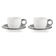 Guzzini - Gocce - Cappuccino Cups With Saucers (Set of 2) - Limolin 