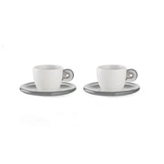 Guzzini - Gocce - Espresso Cups With Saucers (Set of 2) - Limolin 