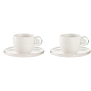 Guzzini - Gocce - Espresso Cups With Saucers (Set of 2) - Limolin 