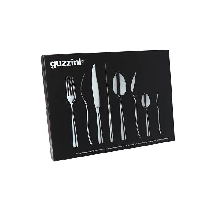 Guzzini - Grace - 24-Piece Cutlery Set (Steel) - Limolin 
