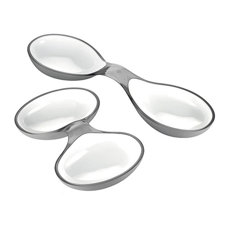 Guzzini - Grace - Two-Tone Interlocking Dishes (Set of 2) - Limolin 