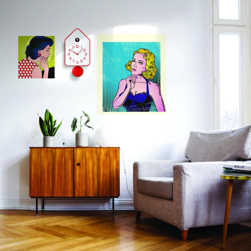 Guzzini - Home - Qq-Up Pandulum Wall Clock - Limolin 