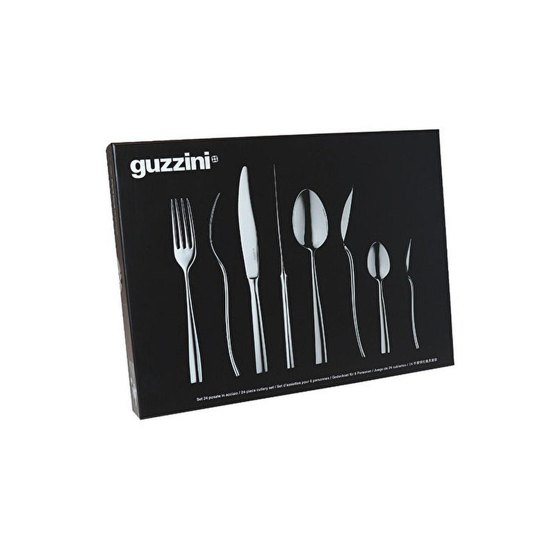 Guzzini - Icons - 24-Piece Cutlery Set My Table (Steel) - Limolin 