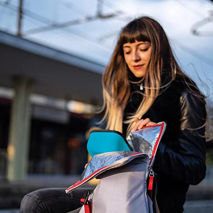 Guzzini - On The Go - Store & Go Lunch Box Set With Travel Cutlery - Limolin 